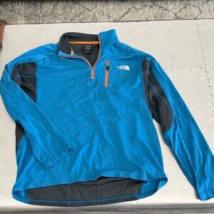 The North Face Men's Blue and Black Performance Jacket